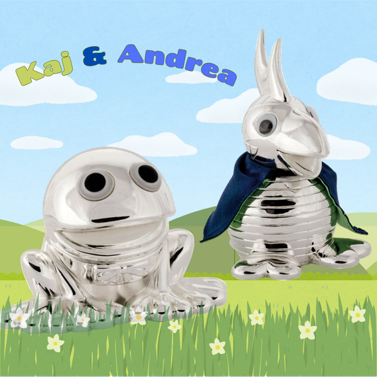 NOA Forkromet sparebøsse Kaj eller Andrea