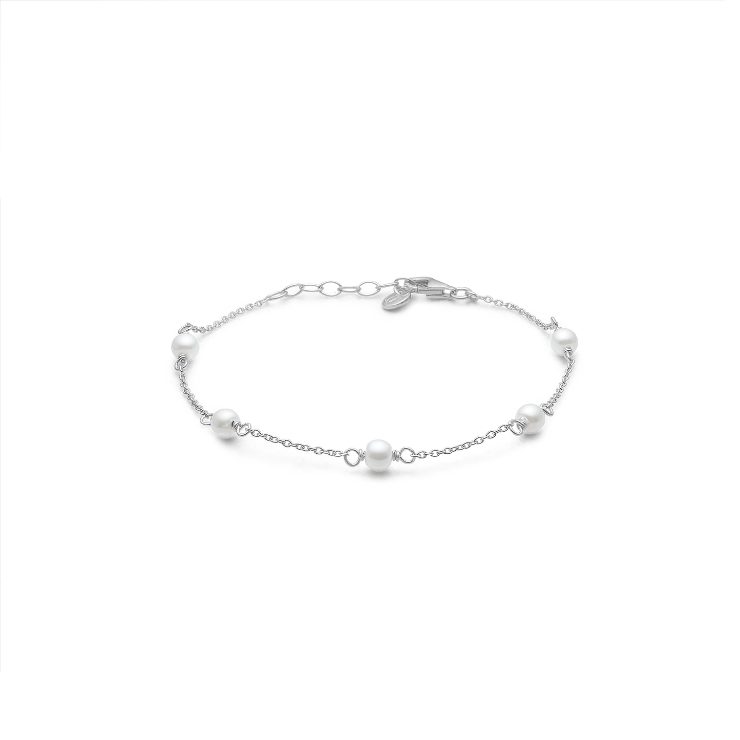 Studio Z Shore armbånd i sølv m. ferskvandskulturperler