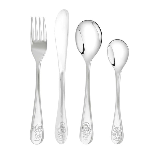 NOA bestik m. smølfer