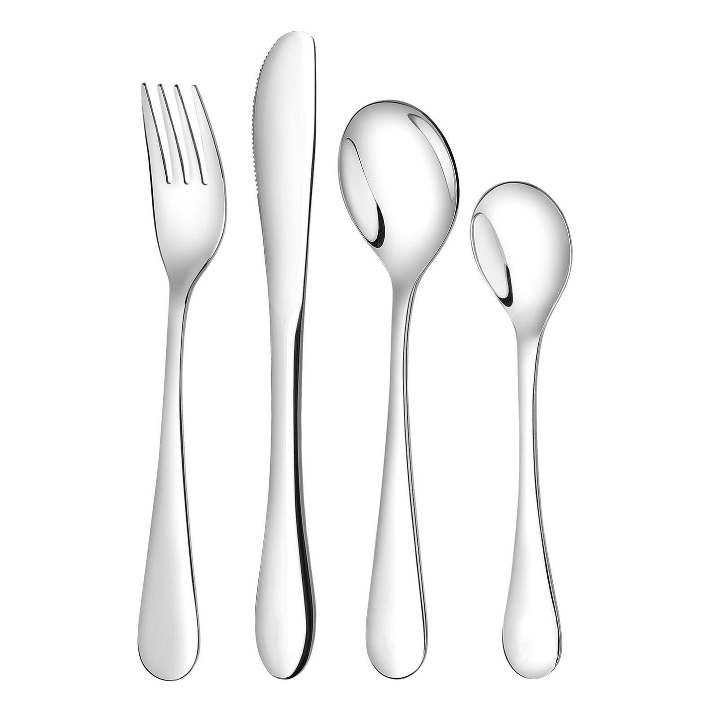 NOA Rustfri stål bestik - blank